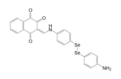 (Z)-3-(((4-((4-Aminophenyl)diselanyl)phenyl)amino)methylene)naphthalene-1,2,4(3H)-trione