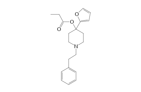 4-(2-FURYL)-1-PHENETHYL-4-PROPIONYLOXYPIPERIDIN