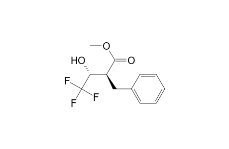 Methyl 2S,3R-4,4,4-trifluoro-3-hydroxy-2-benzylbutanoate