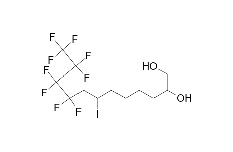 9,9,10,10,11,11,12,12,12-Nonafluoro-7-iodododecane-1,2-diol