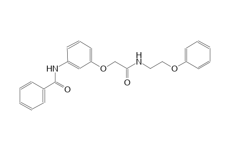 benzamide, N-[3-[2-oxo-2-[(2-phenoxyethyl)amino]ethoxy]phenyl]-