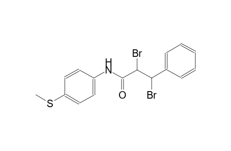 2,3-dibromo-N-[4-(methylsulfanyl)phenyl]-3-phenylpropanamide