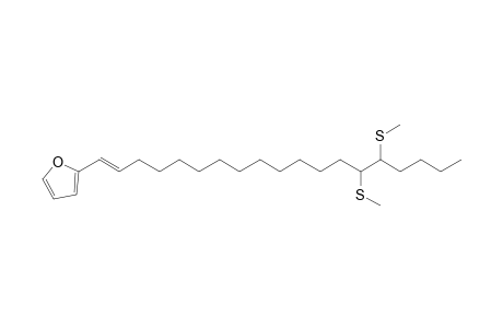 1-Furyl-14,15-bis(methylthio)-nonadec-1-ene