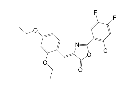 (4Z)-2-(2-chloro-4,5-difluorophenyl)-4-(2,4-diethoxybenzylidene)-1,3-oxazol-5(4H)-one