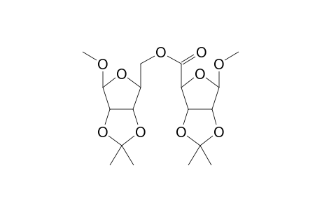 4-{[2'-Methoxy-5',5'-dimethyl-1',4',6'-trioxabicyclo[3.3.0]octyl]methoxycarbonyl}-2-methoxy-5.5-dimethyl-1,4,6-trioxabicyclo[3.3.0]octane