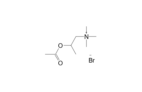 (2-hydroxypropyl)trimethylammonium bromide, acetate (ester)