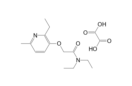 N,N-diethyl-2-[(2-ethyl-6-methyl-3-pyridinyl)oxy]acetamide oxalate