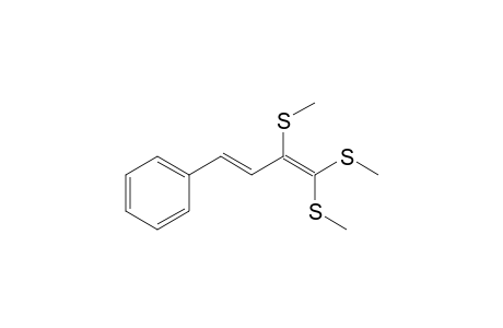 trans-1,1,2-Tris(methylthio)-4-phenyl-1,3-butadiene