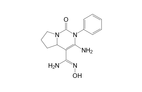 3-Amino-N-hydroxy-1-oxo-2-phenyl-1,2,4a,5,6,7-hexahydropyrrolo[1,2-c]pyrimidine-4-carboxamidine