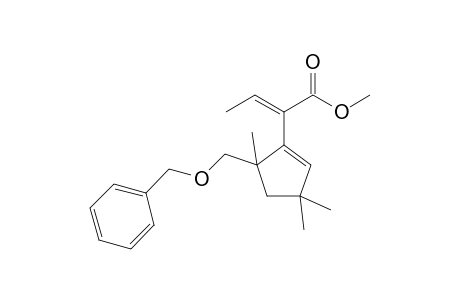 Methyl (2E)-2-[5-Benzyloxymethyl-3,3,5-trimethyl-1-cyclopentenyl]butenoate
