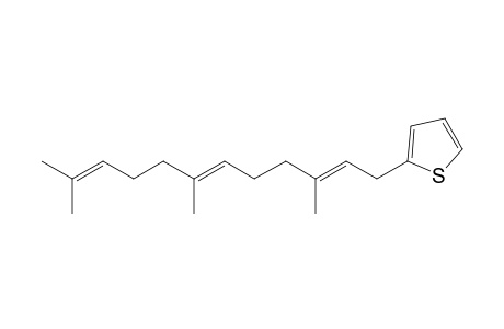 2-[(2E,6E)-3,7,11-trimethyldodeca-2,6,10-trienyl]thiophene