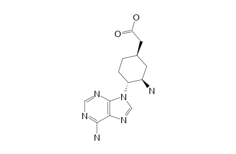 [2-AMINO-1-(6-AMINOPURIN-9YL)-CYCLOHEX-4-YL]-ACETIC-ACID