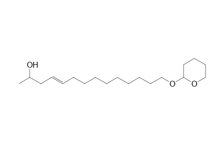 (E)-14-(2-oxanyloxy)-4-tetradecen-2-ol