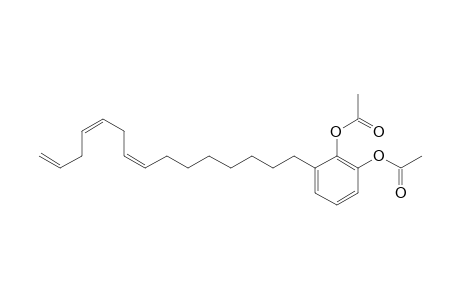 3-((8Z,11Z)-8,11,14-Pendecatrienyl)catechol Diacetate