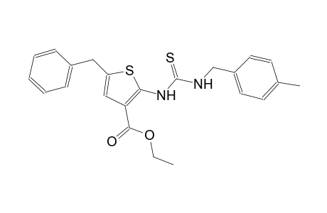 ethyl 5-benzyl-2-({[(4-methylbenzyl)amino]carbothioyl}amino)-3-thiophenecarboxylate
