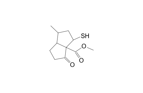 Methyl 1-methyl-4-oxo-3-sulfanylhexahydro-3a(1H)-pentalenecarboxylate