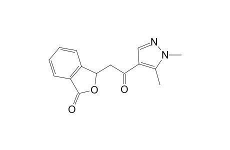 3-[2-(1,5-Dimethylpyrazol-4-yl)-2-oxoethyl]-3H-2-benzofuran-1-one