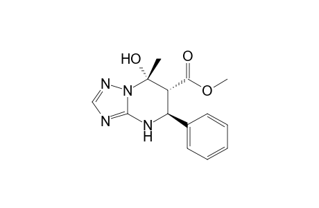 Methyl 7-hydroxy-7-methyl-5-phenyl-4,5,6,7-tetrahydro[1,2,4]riazolo[1,5-a]pyrimidine-6-carboxylate