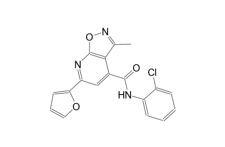 isoxazolo[5,4-b]pyridine-4-carboxamide, N-(2-chlorophenyl)-6-(2-furanyl)-3-methyl-