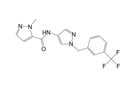 1-methyl-N-{1-[3-(trifluoromethyl)benzyl]-1H-pyrazol-4-yl}-1H-pyrazole-5-carboxamide