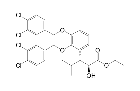 Ethyl (2S,3R)-3-[2,3-Bis(3,4-dichlorobenzyloxy)-4-methylphenyl]-2-hydroxy-4-methylpent-4-enoate