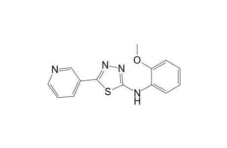 2-(3-Pyridyl)-5-(2-methoxyphenylamino)-1,3,4-thiadiazole
