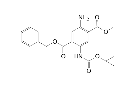 1-Benzyl 4-Methyl 5-amino-2-[(t-butoxycaronyl)amino]-terephthalate