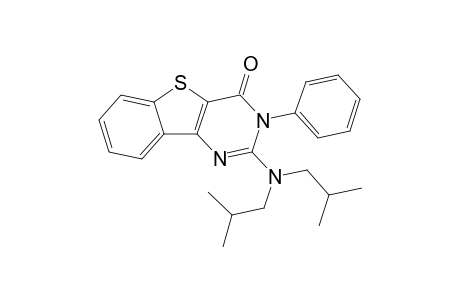 2-(Diisobutylamino)-3-phenylbenzothieno[3,2-d]pyrimidin-4-(3H)-one