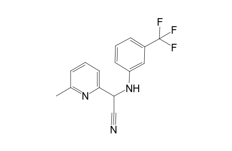2-(6-Methylpyridin-2-yl)-2-(3-(trifluoromethyl)phenylamino)acetonitrile