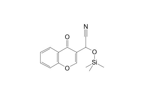 2-(4-Oxochromen-3-yl)-2-[(trimethylsilyl)oxy]acetonitrile