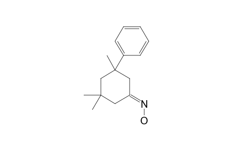 3,3,5-EQU-TRIMETHYL-5-PHENYL-CYCLOHEXANE-KETOXIME;(ISOMER-1)