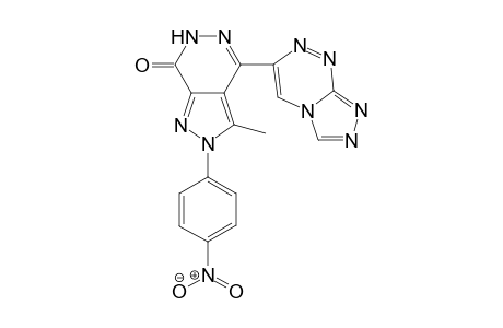 4-([1,2,4]Triazolo[5,1-c][1,2,4]triazin-6-yl)-3-methyl-2-(4-nitrophenyl)-2H-pyrazolo[3,4-d]pyridazin-7(6H)-one