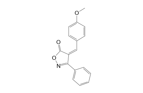 (4Z)-4-p-anisylidene-3-phenyl-2-isoxazolin-5-one