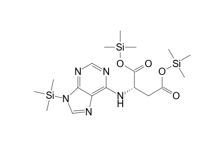 Aspartic acid, N-[9-(trimethylsilyl)-9H-purin-6-yl]-, bis(trimethylsilyl) ester