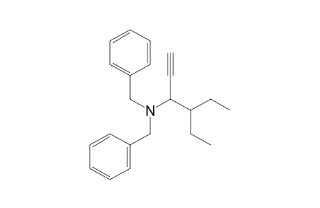 N,N-Dibenzyl-4-ethyl-1-hexyn-3-amine