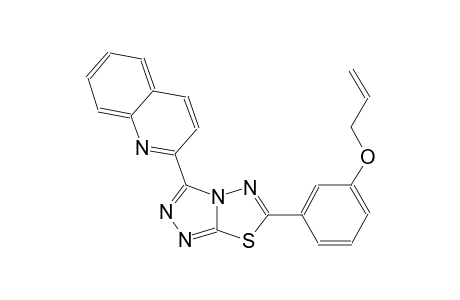quinoline, 2-[6-[3-(2-propenyloxy)phenyl][1,2,4]triazolo[3,4-b][1,3,4]thiadiazol-3-yl]-