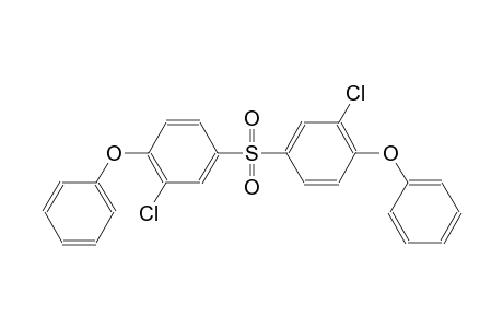 2-chloro-4-[(3-chloro-4-phenoxyphenyl)sulfonyl]-1-phenoxybenzene