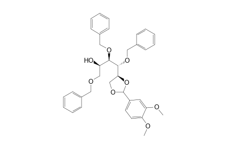 (2R,3R,4R)-1,3,4-tribenzoxy-4-[(4S)-2-(3,4-dimethoxyphenyl)-1,3-dioxolan-4-yl]butan-2-ol