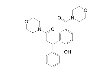 1-morpholin-4-yl-3-(5-morpholin-4-ylcarbonyl-2-oxidanyl-phenyl)-3-phenyl-propan-1-one