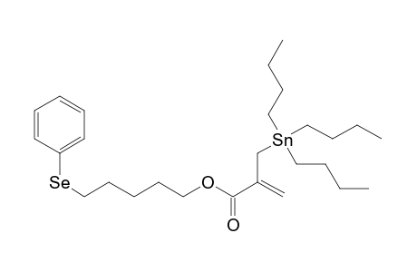 5-Phenylselenopentyl 2-(tri-n-butylstannylmethyl)propenoate