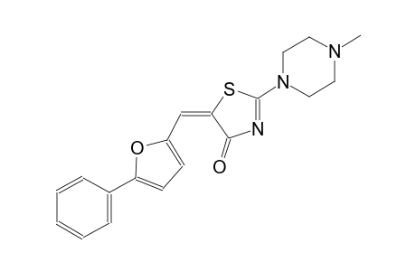 (5E)-2-(4-methyl-1-piperazinyl)-5-[(5-phenyl-2-furyl)methylene]-1,3-thiazol-4(5H)-one