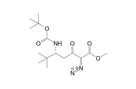(R)-Methyl 5-(tert-butoxycarbonylamino)-2-diazo-6,6-dimethyl-3-oxoheptanoate