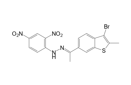 3-bromo-2-methylbenzo[b]thien-6-yl methyl ketone, 2,4-dinitrophenylhydrazone