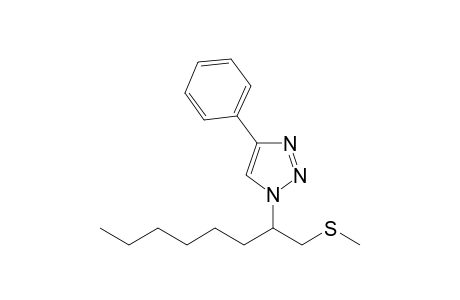 1-[1-(Methylthio)octan-2-yl]-4-phenyl-1H-1,2,3-triazole
