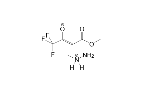 METHYL 4,4,4-TRIFLUORO-3-OXOBUTANOATE (ENOL), METHYLHYDRAZINIUM SALT