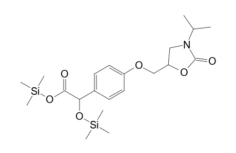 4-[(trimethysilyloxy)(trimethylsilyloxycarbonyl)methyl]-1-[(3'-isopropyl-(1,3)-oxazolid-2'-on-5'-yl)methoxy]benzene