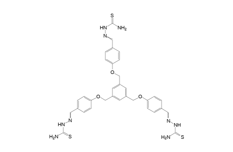 2,2',2''-(4,4',4''-(Benzene-1,3,5-triyltris(methylene))tris(oxy)tris(benzene-4,1-diyl))-tris(methan-1-yl-1-ylidene)tris(hydrazinecarbothioamide)