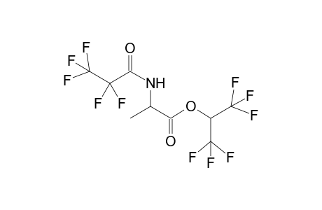[bis(trifluoromethyl)methyl] N-[(pentafluoroethylcarbonyl]-.alpha.-aminopropanoate