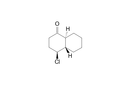 (1S,5S,6S)*-5-chlorobicyclo[4.4.0]decan-2-one