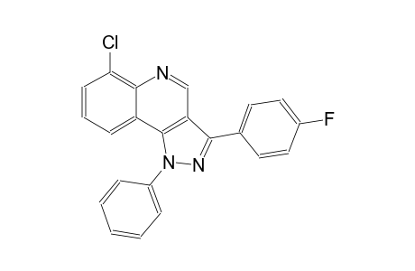 6-chloro-3-(4-fluorophenyl)-1-phenyl-1H-pyrazolo[4,3-c]quinoline